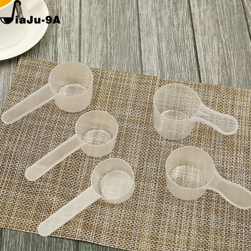 50/60ml Plastic Measuring Coffee Scoop with Scale Baking Utensils Milk Powder Laboratory Liquid Spoon plastic measuring cup