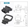 REMA 80/160/320Amp Large Battery Current Forklift Connector Power Quick Plug DC12V 24V 48V 72V Electric Vehicles Charging 6