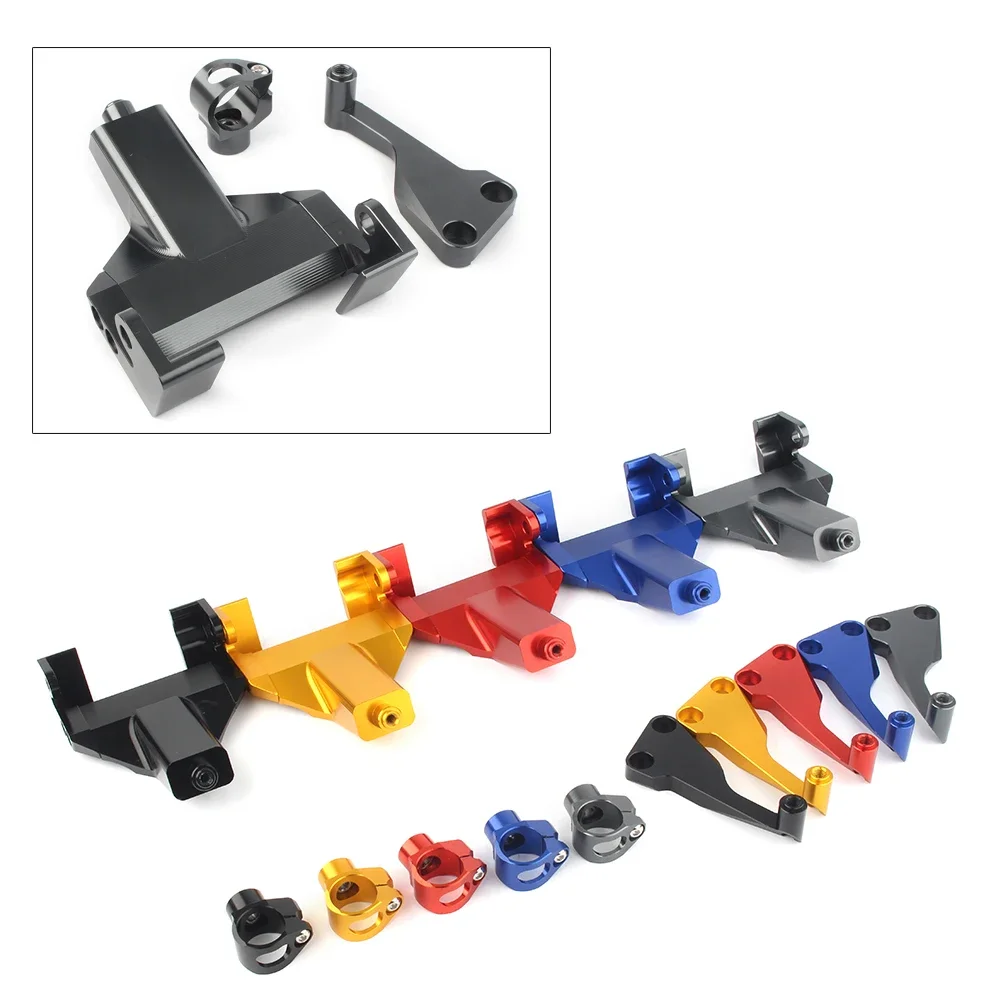 

Motocycle Steering Damper Stabilizer Bracket Mount Kit For Yamaha MT07 FZ07 MZ-07 FZ-07 2014 2015 2016 2017 CNC Aluminum