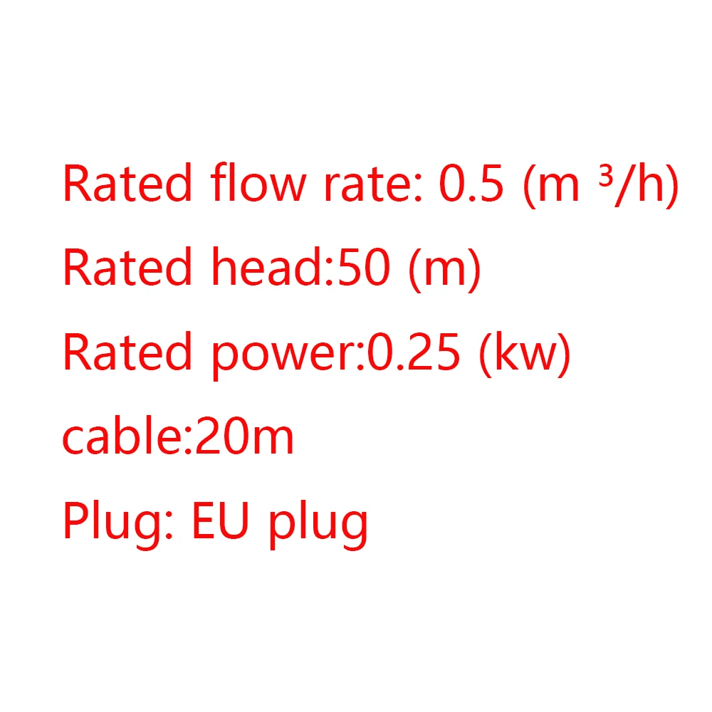 QGDHousehold deep well pump, high head electric pumping pump, stainless steel ve