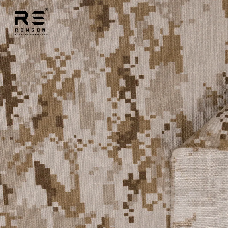 hot sale 50% Nylon 50% Cotton Ripstop fabric MARPAT Desert NYCO5050 tactical fabric use for uniform in stock