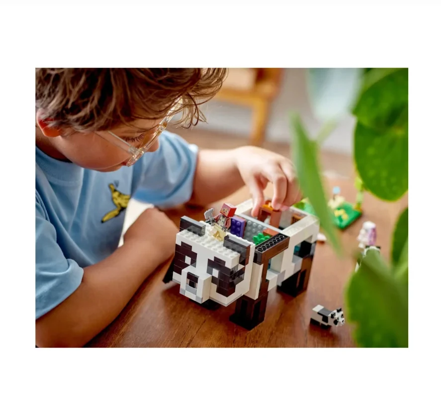 In Stock The Panda Haven Bricks Compatible MC Mode21245 Toy Animals House Building Blocks Toys for Children Christmas Gifts