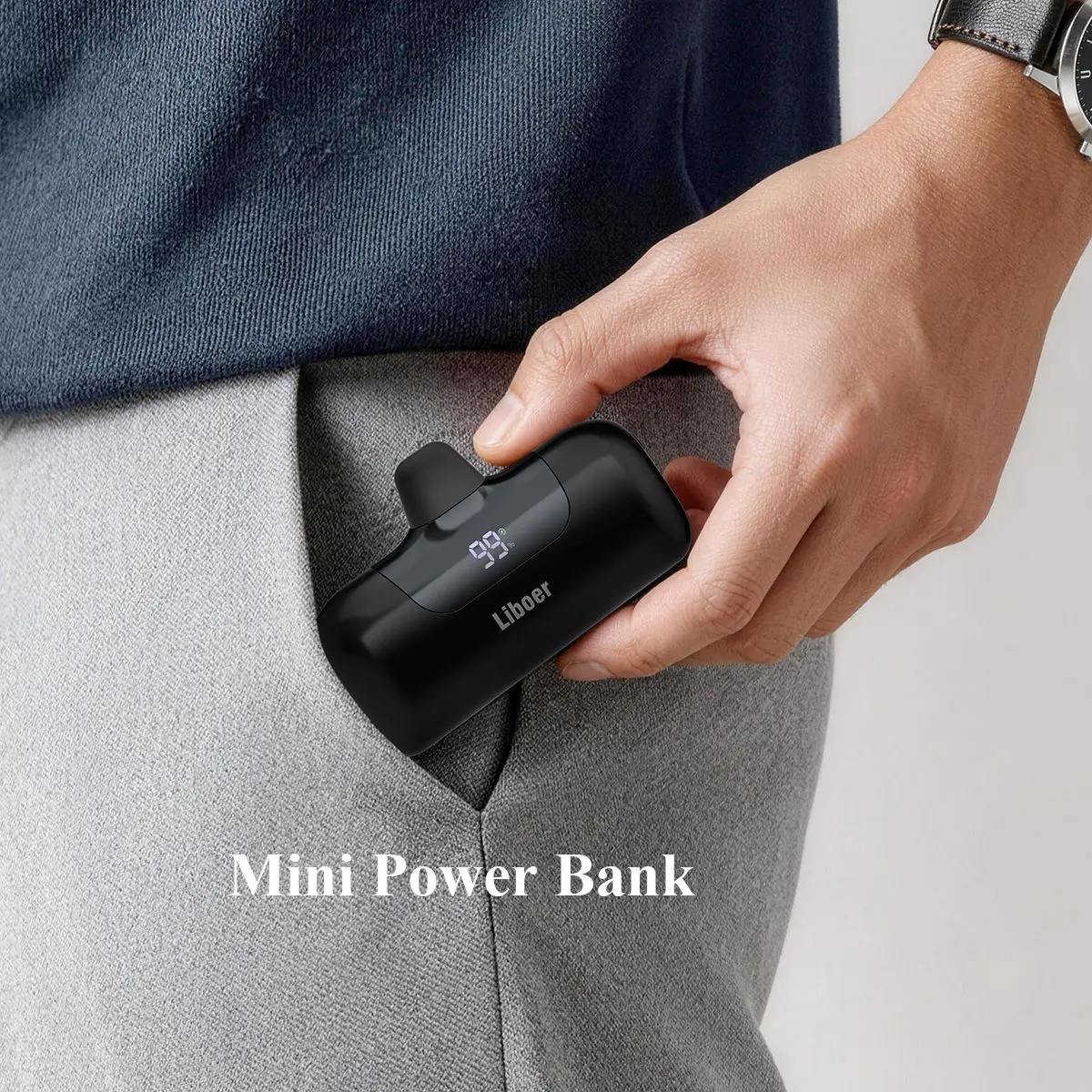 Portable Charger 5000mAh Fast Charging Mini Power Bank Type C for HUAWEI iPhone Samsung Xiaomi Redmi External Battery Powerbank 4