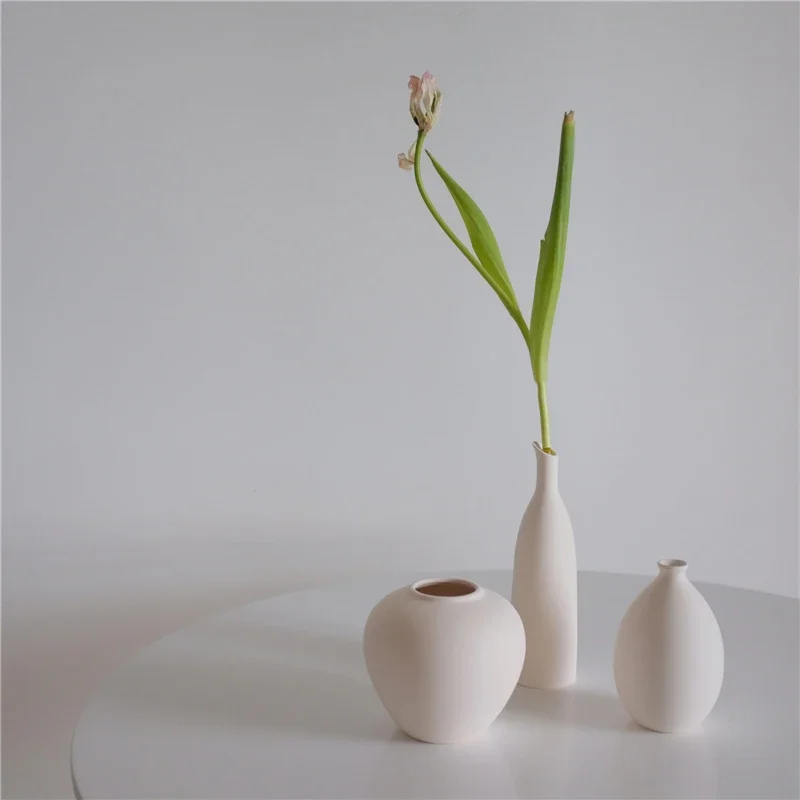 Minimalism Home Decor ceramic vases for  table Dried Flower vase dining table decorative  living room decoration  Decor Gift 5