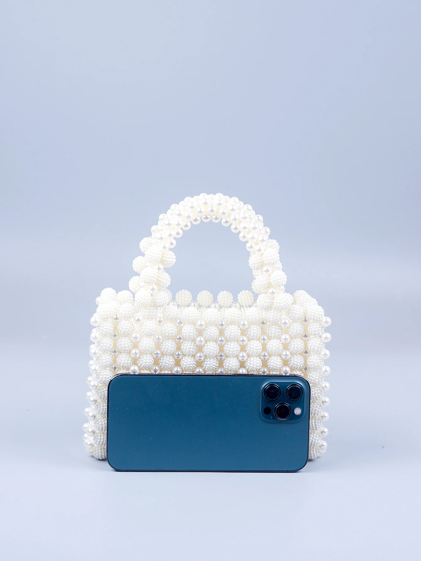 حقيبة Yangmei اللؤلؤية الكروية، بتصميم محمول باليد...