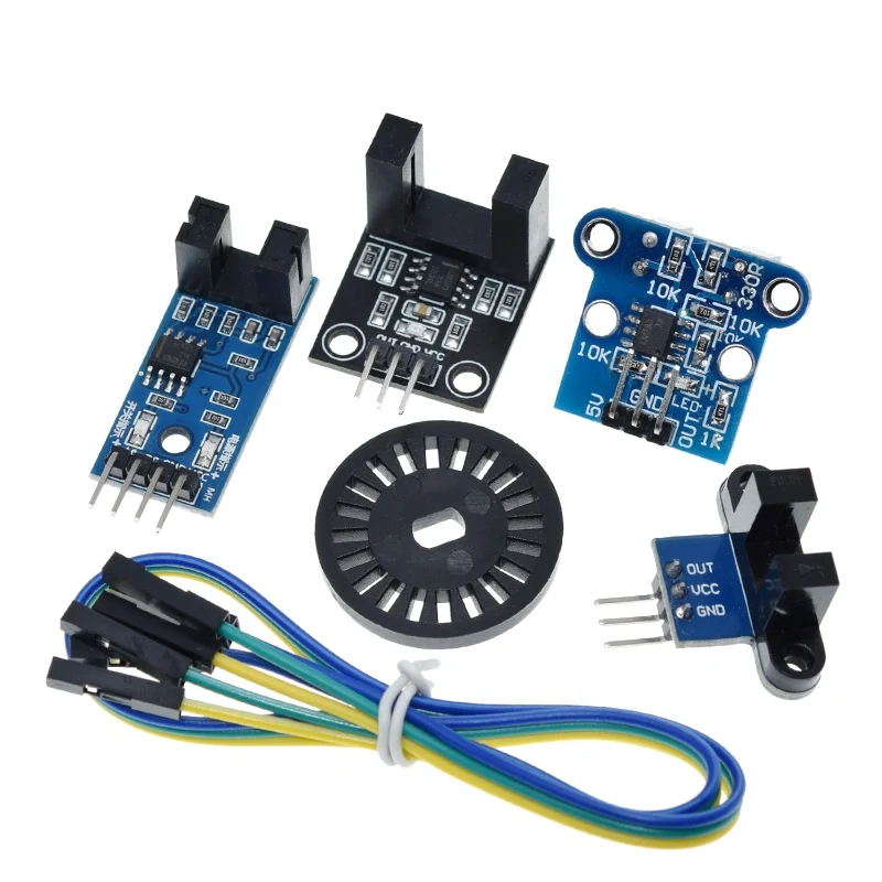 Photoelektrisches Strahlgeschwindigkeitssensormodul 3,3 V-5 V Schlitz-Optokoppler Tacho-Generator-Zähler für Arduino/51/AVR/PIC Diy Kit – Detail 12
