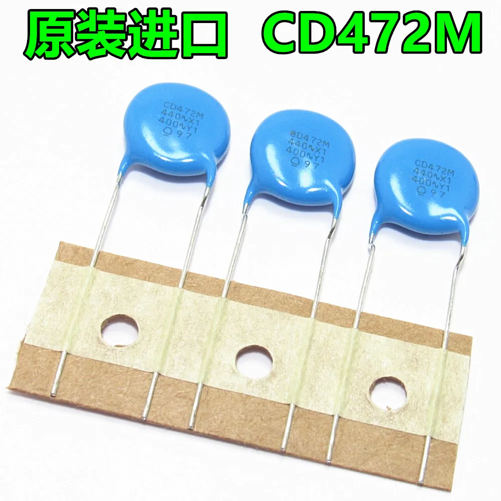 10pcs Jy472m Cd472m 400vac Jnc P10mm High Voltage Ceramic Safety Y ...