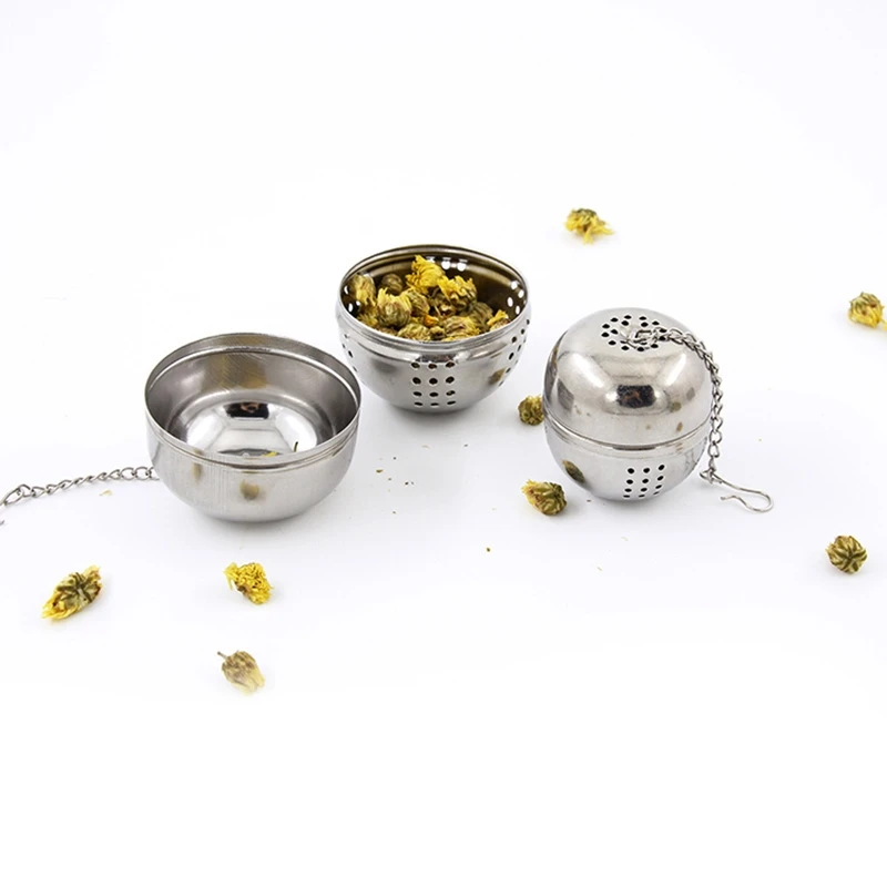 1 Pc Stainless Steel Tea Ball 2.04 Inch Mesh Tea Infuser Strainers Premium Filter Interval Diffuser for Loose Leaf A