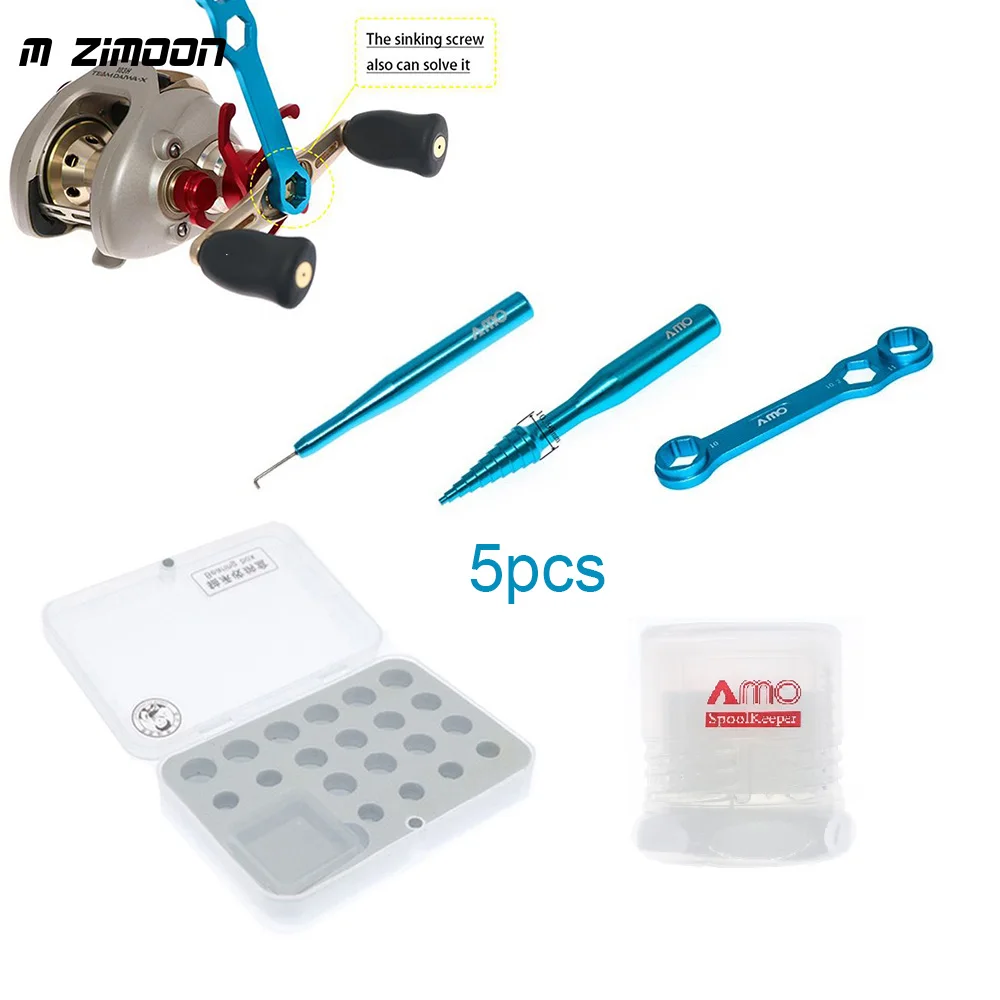 5pcs Fishing Repair Tools Kit For Reel Maintenance Inspection Pin
