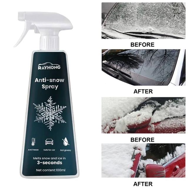 Windshield Deicer Spray 100ml Effecient Anti Frost Windshield