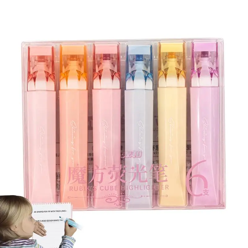 

Блестящие хайлайтеры, 6 шт., блестящие хайлайтеры, пастельные блестящие цвета, блестящие ручки, блестящие цветные хайлайтеры, ручки, милые сверкающие