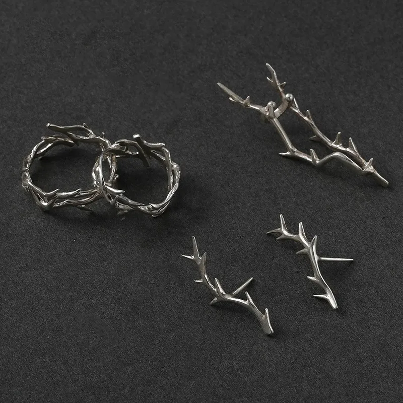 Finger Ring Vintage Ins Style Adherence Men's and Women's Couples' Gift