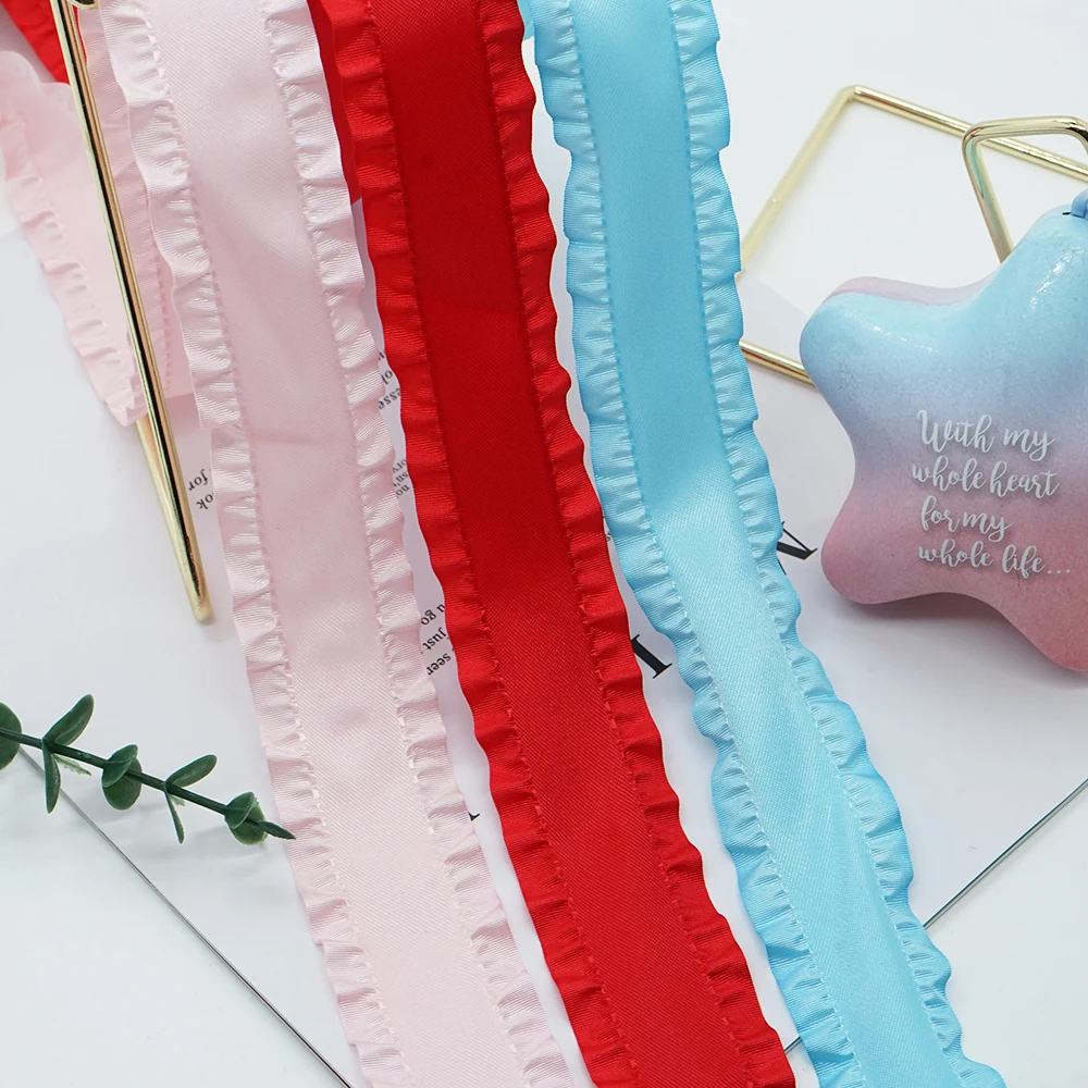 38MM Solid Glitter Grosgrain Ribbon 5 Yards Per Roll