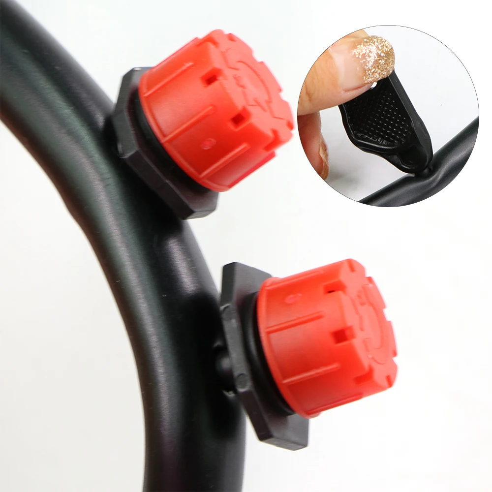 30-1000pcs Adjustable Irrigation Drippers Sprinklers 1/4'' Emitter Dripper Micro Drip Irrigation Sprinklers for Watering System Drip Irrigation Drip Irrigation Sprinklers
