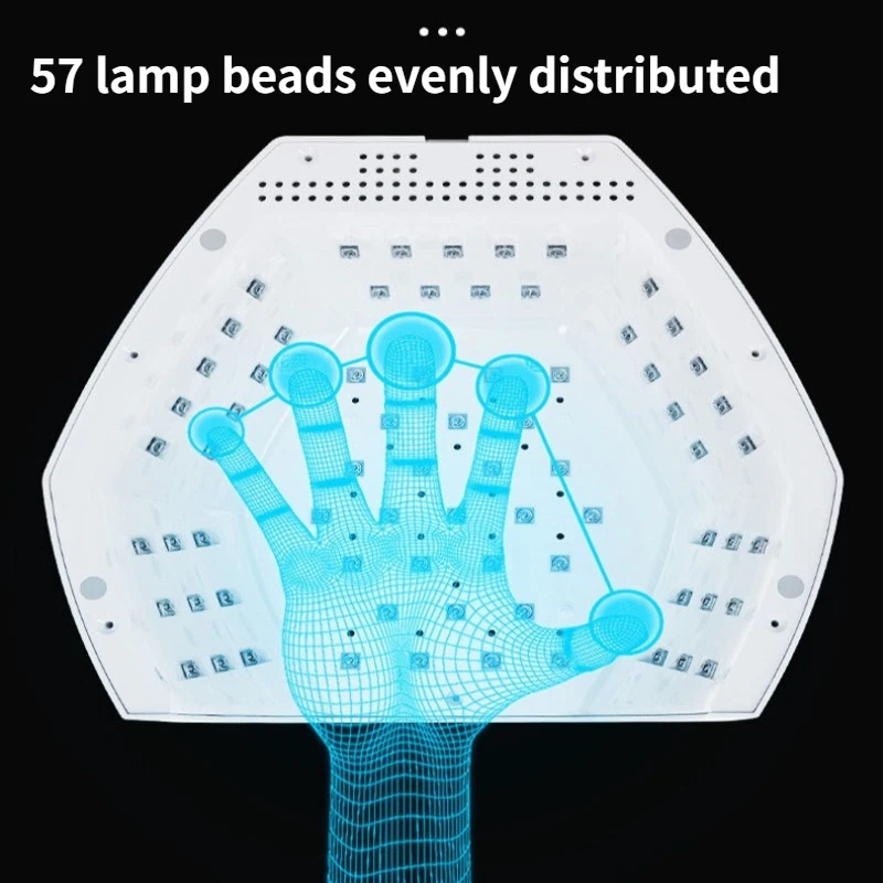 더블 비드 UV 네일 램프 빠른 건조 광선요법 기계 네일 아트 오일 글루 경화 ..