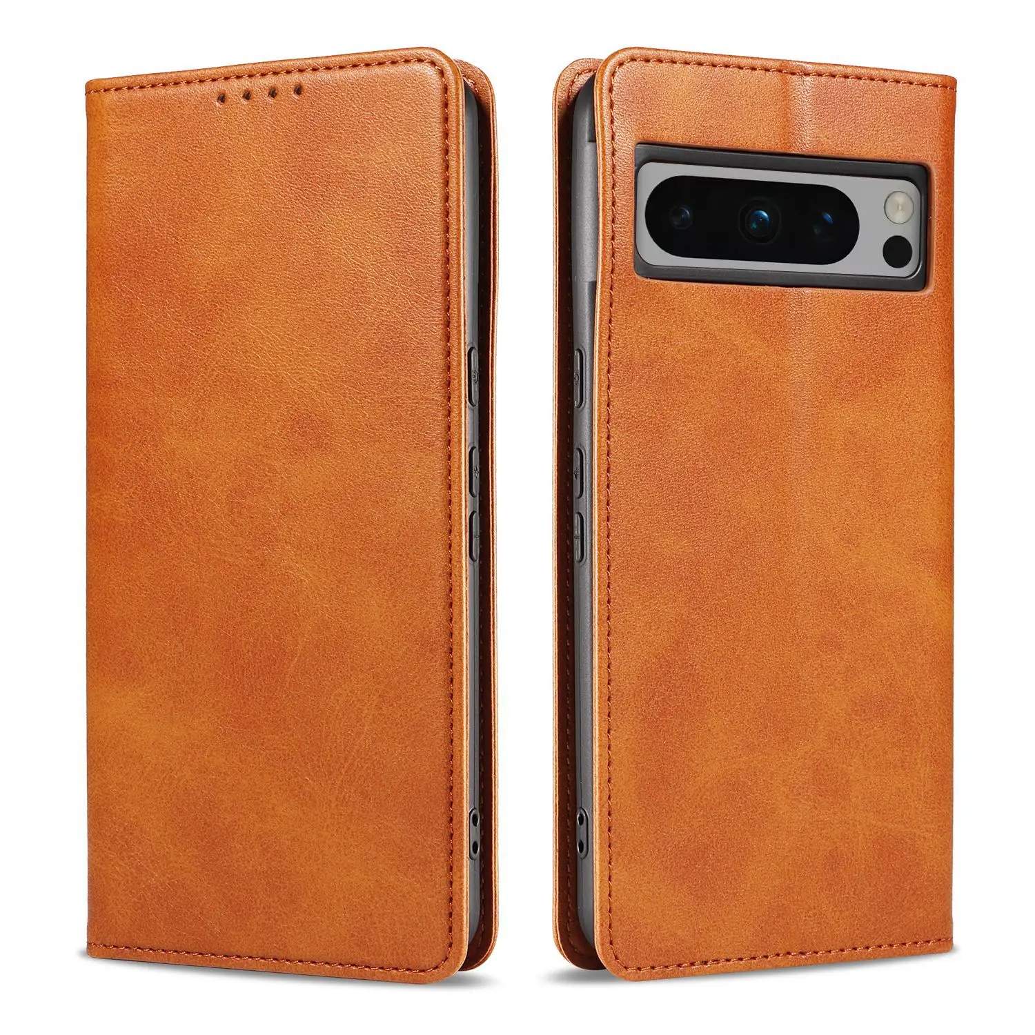 Luxury Leather Business Phone Case - Solid Soft TUP & Hard PC Cover