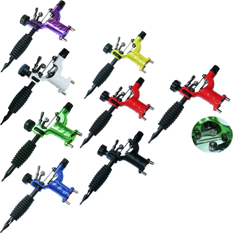 

1pcs Dragonfly Rotary Tattoo Machine Shader & Liner Assorted Tatoo Motor Kits Supply Quality Tattoo Guns Dragonfly Hook 7 Colors