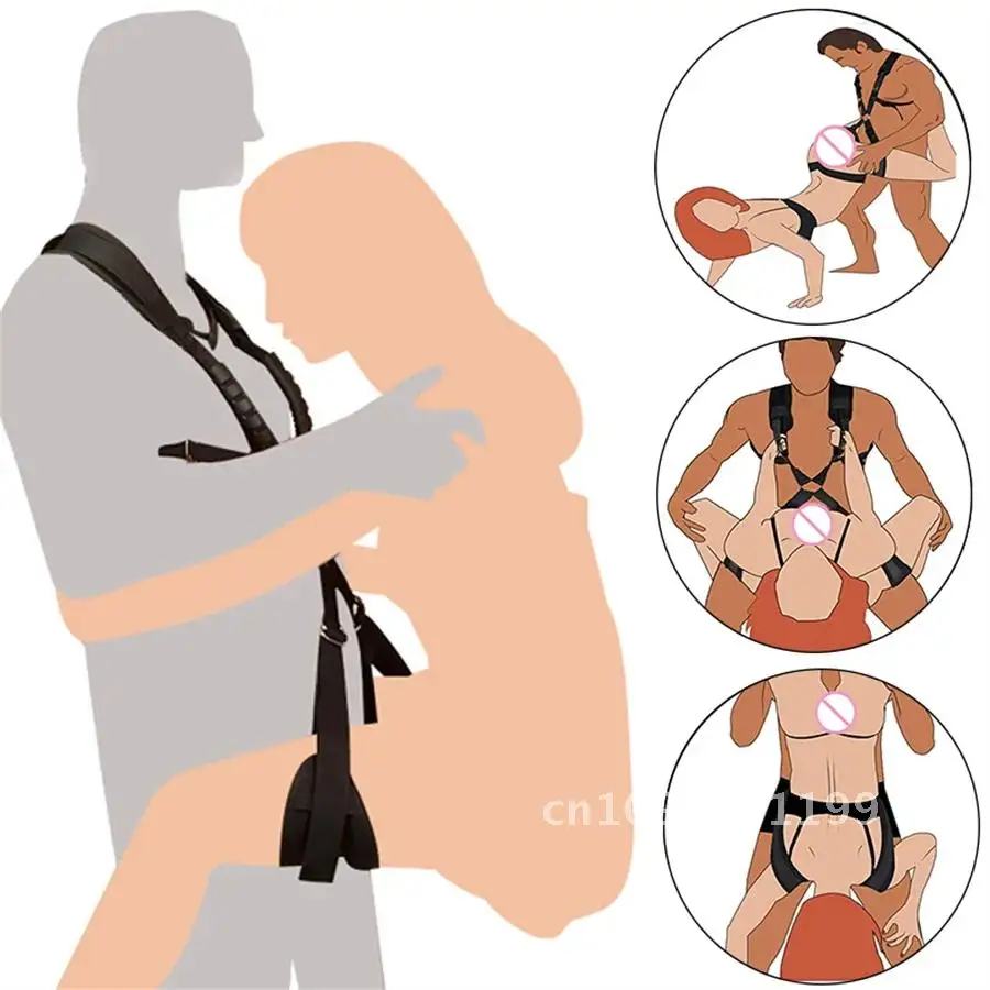 Shoulder Sex Swing Love Position Open Legs Harness Leg Spreader Swing Restraint Bondage Couples For Toys Adult Sex Games Rope