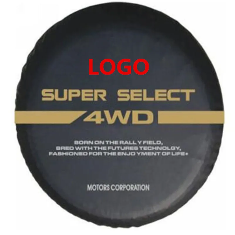 

Автомобильные наклейки 14 "15" 16 "17" дюймов ПВХ кожа экономия пространства запасное колесо Защитная крышка для Mitsubishi Pajero автомобильные аксессуары