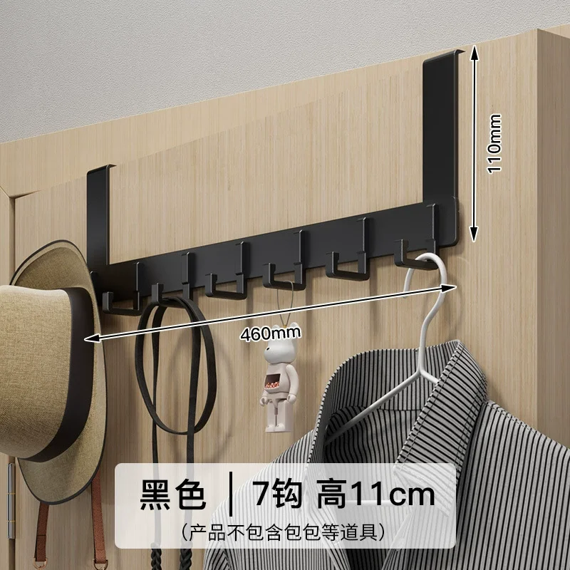 Storage Hooks Over The Door 6/7/8 Hooks Clothes Coat Hat Towel Hanger Home Organizer Rack Bathroom Kitchen Accessories Holder