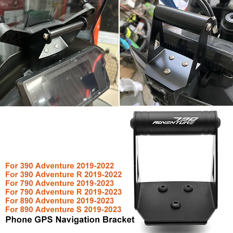 Universal Motorcycle GPS and Smartphone Navigation Mount Holder