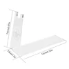 New Boutique Store Display Props Clear Acrylic Outdoor Pistols Holder Gun Model Showing Stand Rack 2