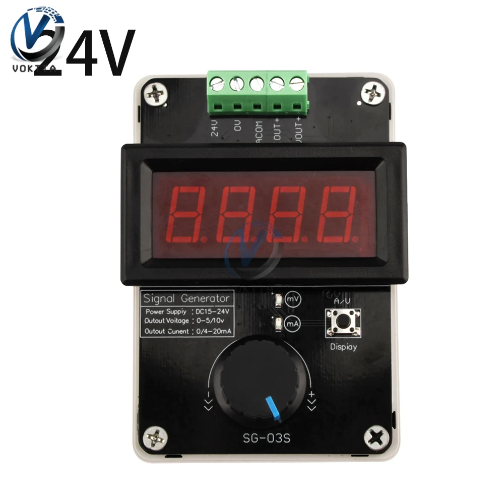 

0-20mA/4-20mA 0-10V Signal Generator Adjustable Current Voltage Analog Current Signal Source Electronic Measuring Instruments