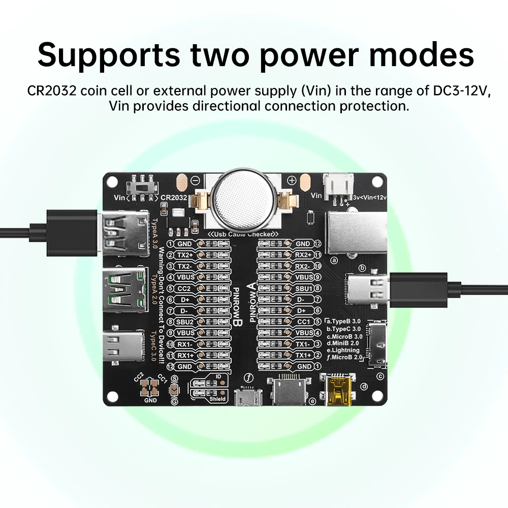 usbテスト USB-C® – Tx & Long Channel Rx Precet. Test Fixture