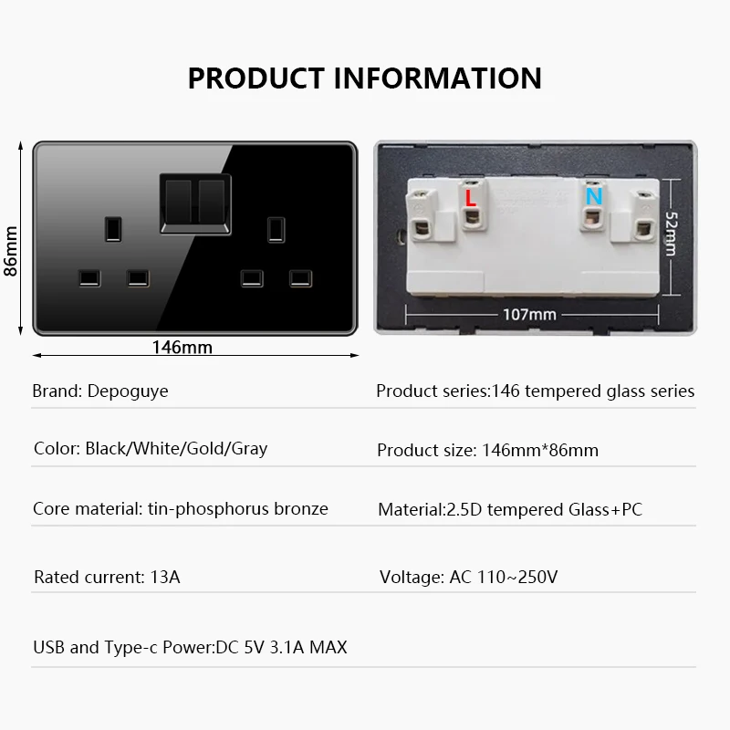 carregamento rapido painel de vidro saida universal dupla 03