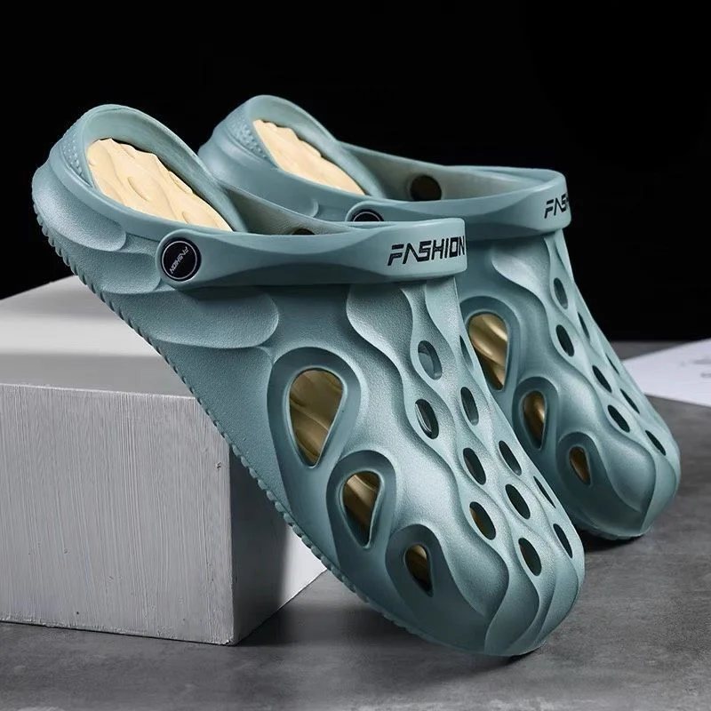 Crocs Men's 2023 Summer New Driving Hollowed Out Leisure Stepping On