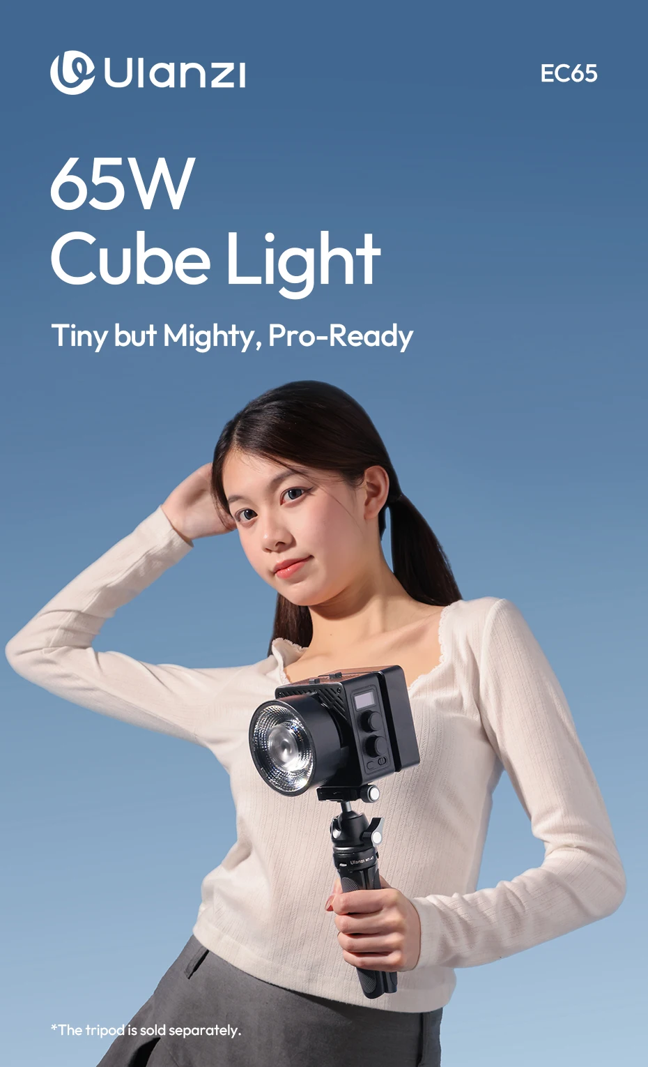 Ulanzi EC65 65W Cube Light description image