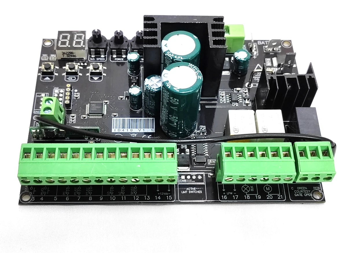 12V 24V 투야 와이파이 전자 카드 마더보드 회로 기판, 자동 슬라이딩 게이트 오프너 모터용