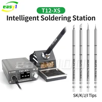 Relfie GVM T12-XS Soldering Station Quick Heating Electronic Welding Iron T12 Soldering Iron Equipment Repair Tools 1