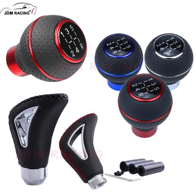 Universal-Aluminium Racing MT 5 Geschwindigkeit Auto Schaltknauf Manuelle  Ersatz Getriebe Shifter Knob Schalthebel Knob JDM Racing - AliExpress