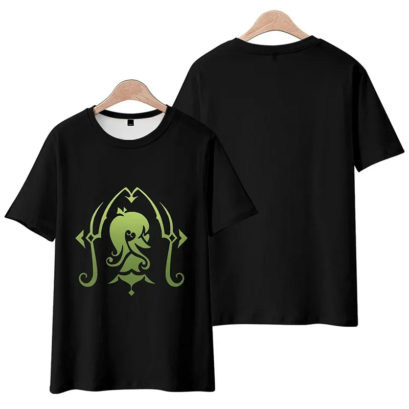 Anime Genshin Impact Wanderer 3D Print T Shirt Women Men Summer O-neck Short Sleeve Funny Tshirt Graphic Tees Streetwear Cosplay