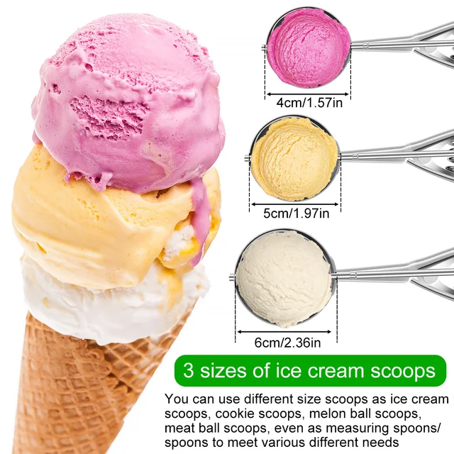 Ice Cream Scoop Sizes GenWare Ice Cream Scoop Size 20 2oz Ice Cream
