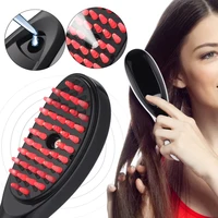 LED Hair Growth & Scalp Therapy Comb with Red/Blue Light, Vibration Massage & Nano Atomization