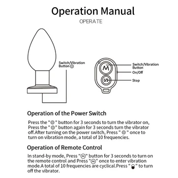 Metal Anal Plug With 10 Vibration Modes Anal Toy For Couple Prostate Massager Sex Toys With Remote Control Vibrator Anal Toys 6