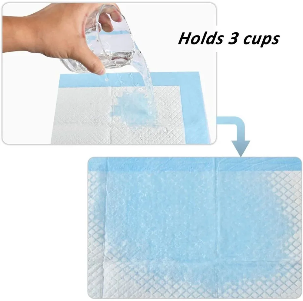 Pet Training Pad for Small Dogs Super Absorbent Puppy Dog Diaper Disposable Leak-proof Pee Pads Nappy Mat with Quick-dry Surface dog diapers
