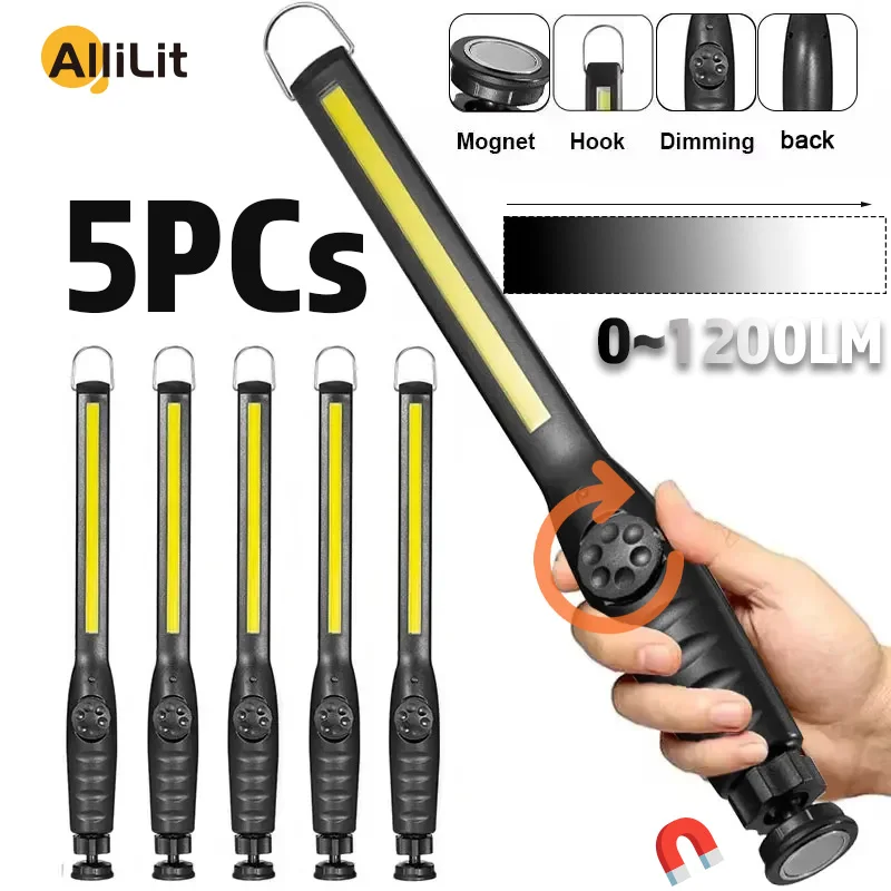 COB Portable LED Work Lights Flashlight Magnetic LED Work Lamp ...