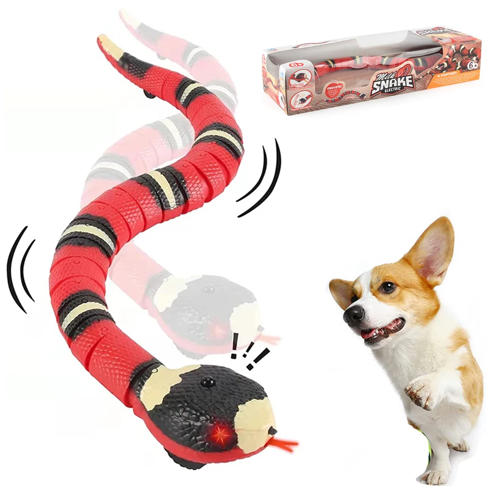 InteractiveDogToysSnakeforTrainingSmartElectricToysforDogIndoorOutdoorSafeBirthday