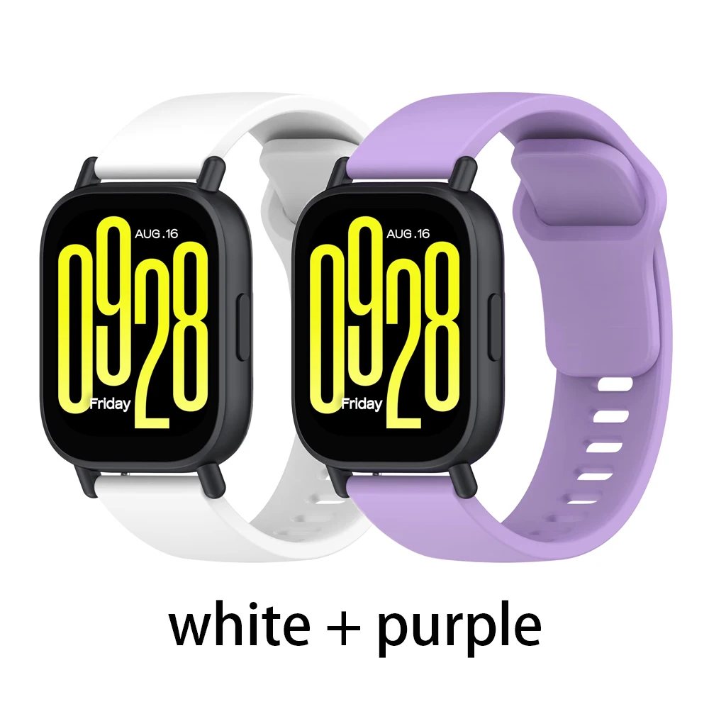 Enhanced Silicone Strap for Smartwatch - 22mm Sport Band Bracelet in Vibrant Colors