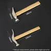 Leather Upper Handmade Hammer With Wooden Handle For Tapping Over Hand Stitches Lacing Remmending Shoe Lightweight Making Tool 6