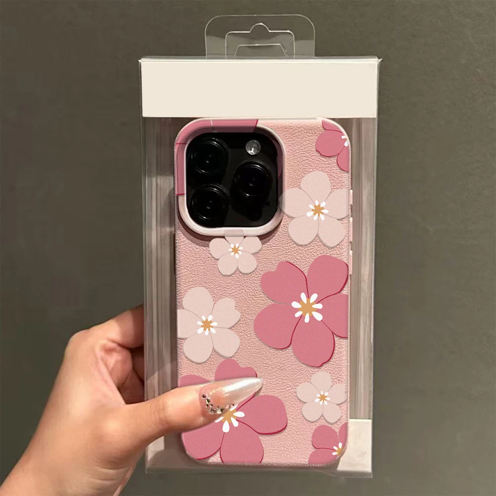 Elegant Soft Flower Silicone Phone Case - Delicate Floral Design