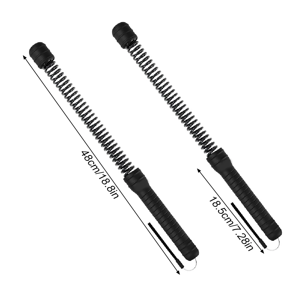 2PCS 로프리스 배틀 로프 - 가정용 헬스장용 조절 가능한 휴대용 저강도 운동 장비, HIIT, 카디오용 피트니스 장비