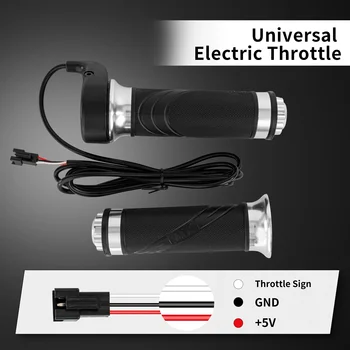Bicicleta Electrica Torsione della Valvola A Farfalla 12 V-72 V Per La Bicicletta Elettrica di Scooter Velocità del Motociclo Gas Maniglia della Valvola A Farfalla Dell'acceleratore Kit