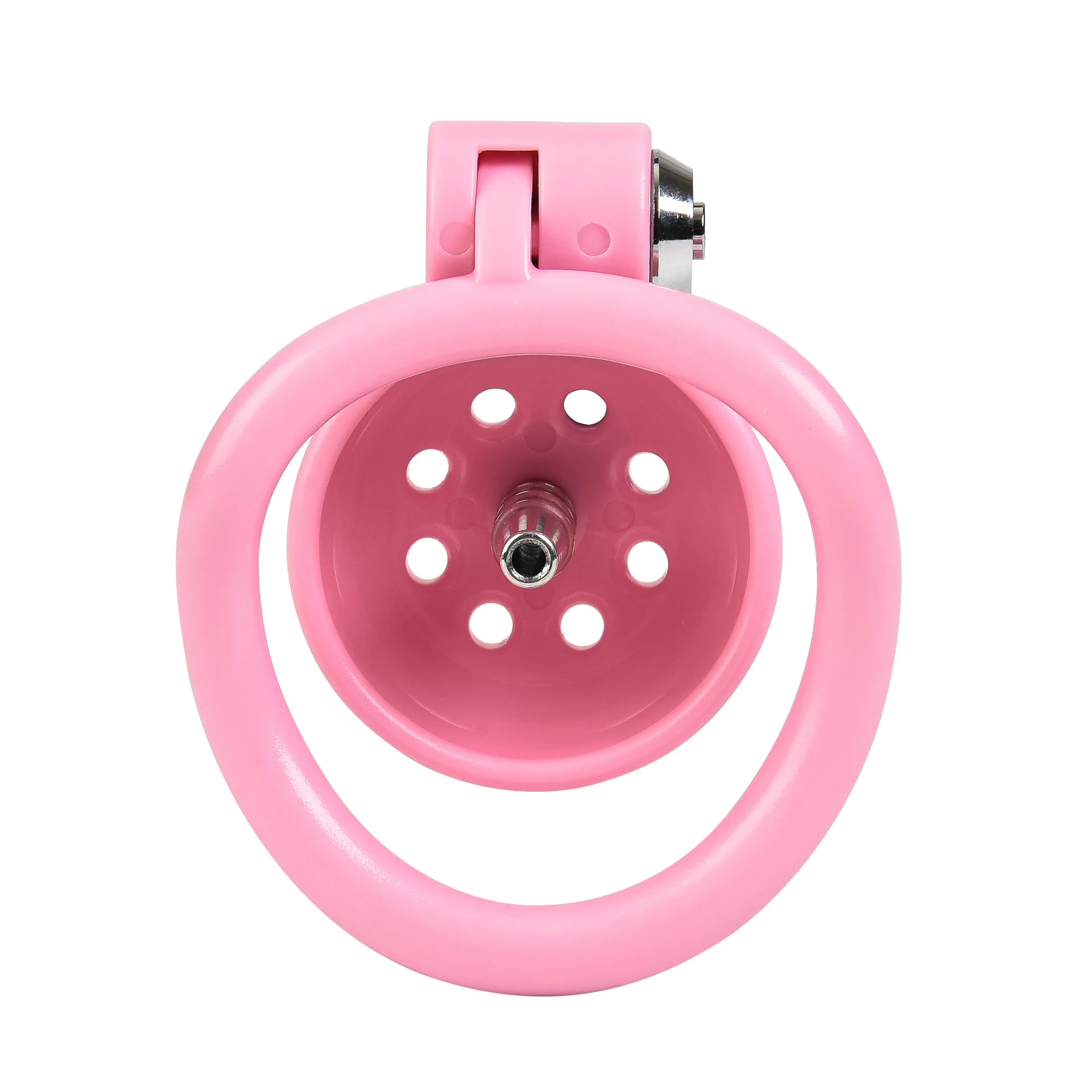 Pink Male Penis Chastity Cage Set Small Bird Chastity Cage Belt With Padlock 5 Cock Ring Penis Bondage Slave Man Sex Toy penis chastity cage chastity lock sex toy