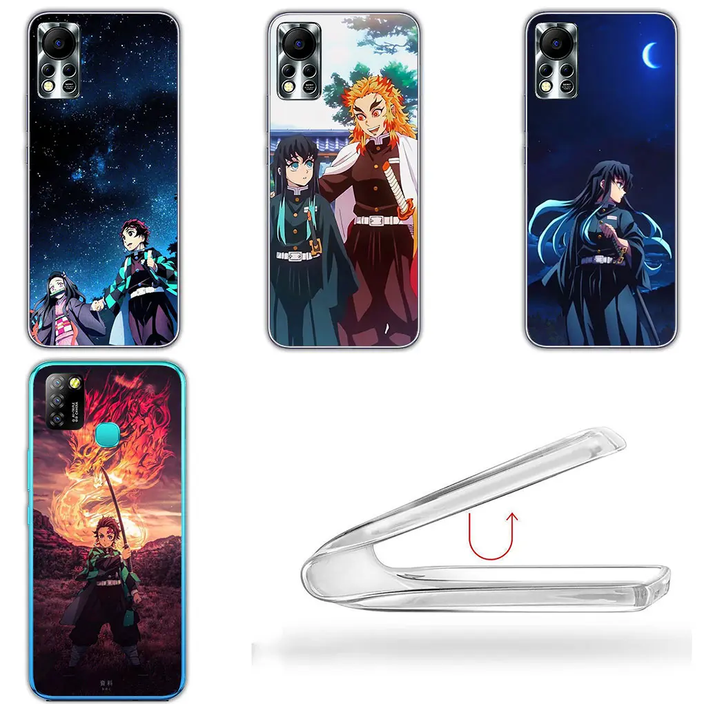 Demon Slayer Muichiro Tokito Soft Phone Cover for Motorola