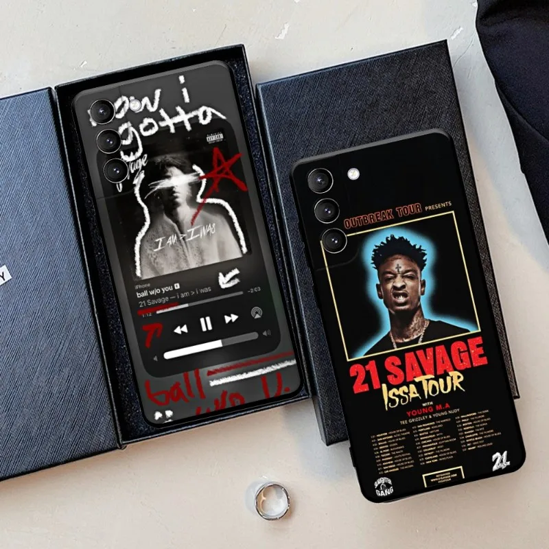 21 Custodia Per Telefono Savage Raper Per Samsung Galaxy S22 23 21 S20 Fe Ultra S10 S9 S8 Plus S10E Note 20Ultra 10Plus Cover