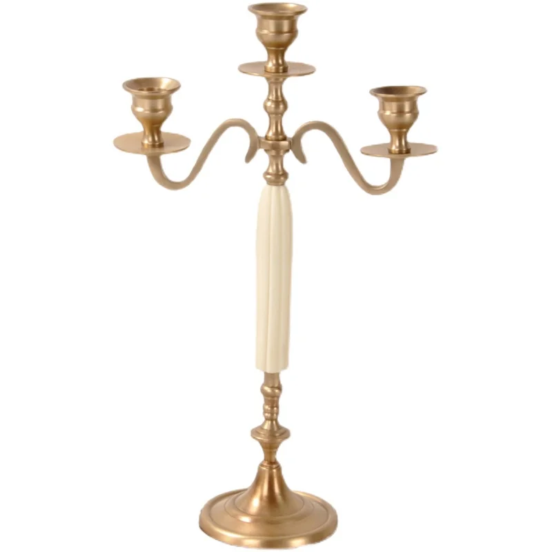 

European-Style Retro Nostalgic Five-Head Candlestick Decoration Creative Romantic Wedding Three-Head Five-Head